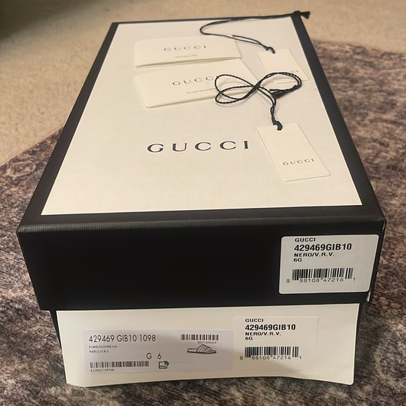 Gucci Web Unisex Slide - Picture 2 of 11